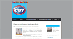 Desktop Screenshot of cvi.sk